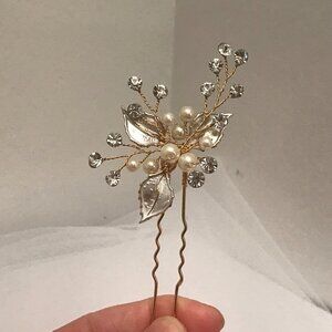 Pearl-Rhinestone-Hair Pins